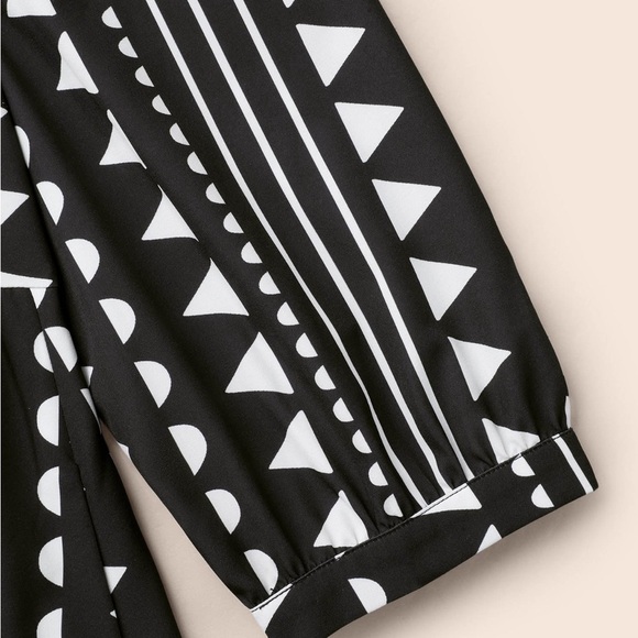 BloomChic Black and White Geometric Pattern Dress NWOT 18-20 - Picture 7 of 13